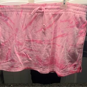 PINK Victoria's Secret Pink Swirl Mini Skirt